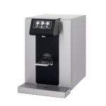 Fristående vattenautomat, modell London, användbar som bänkmodell eller med underskåp. Kapacitet på 30 liter i timmen.