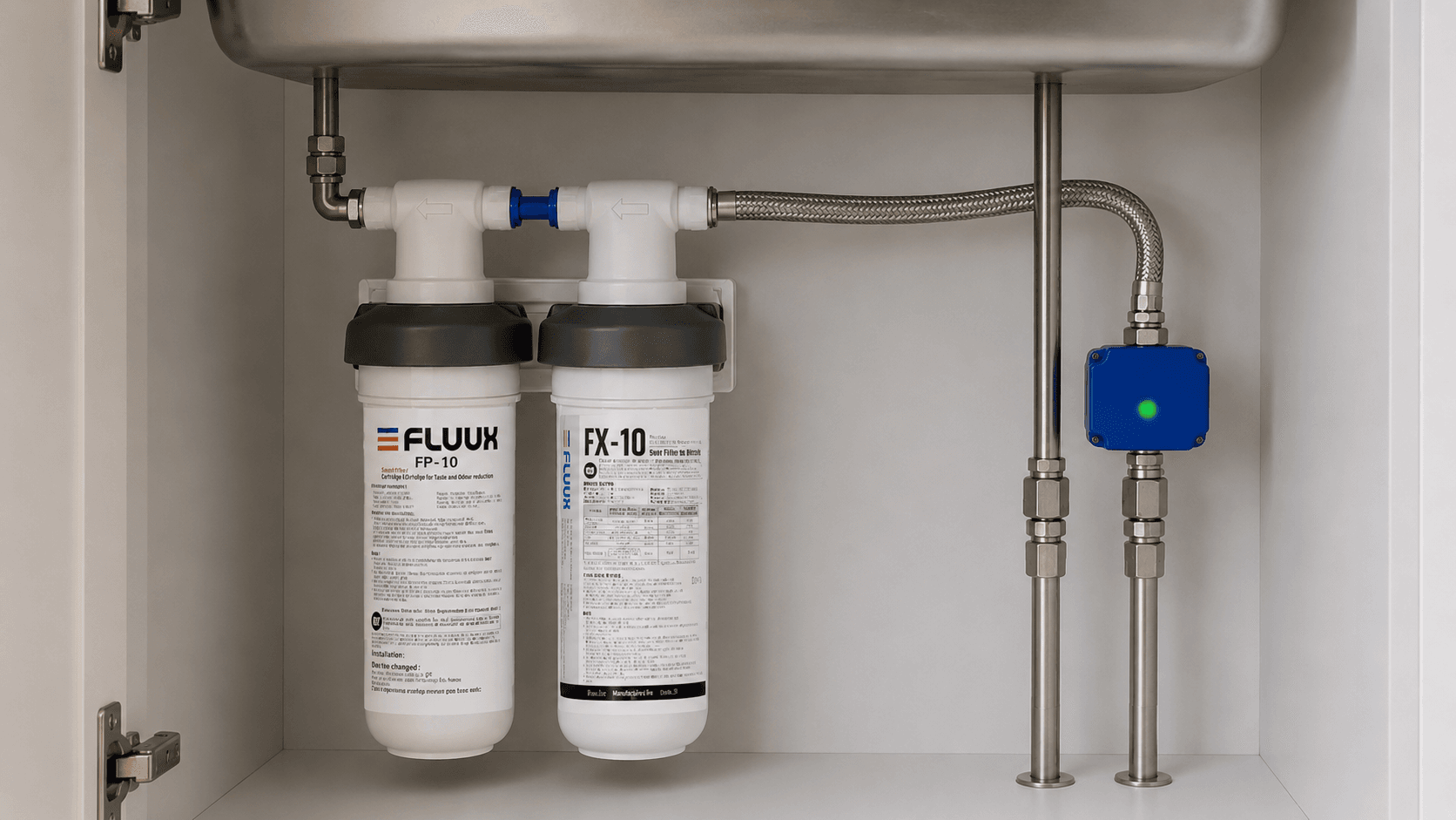 Installera vattenfilter under kranen