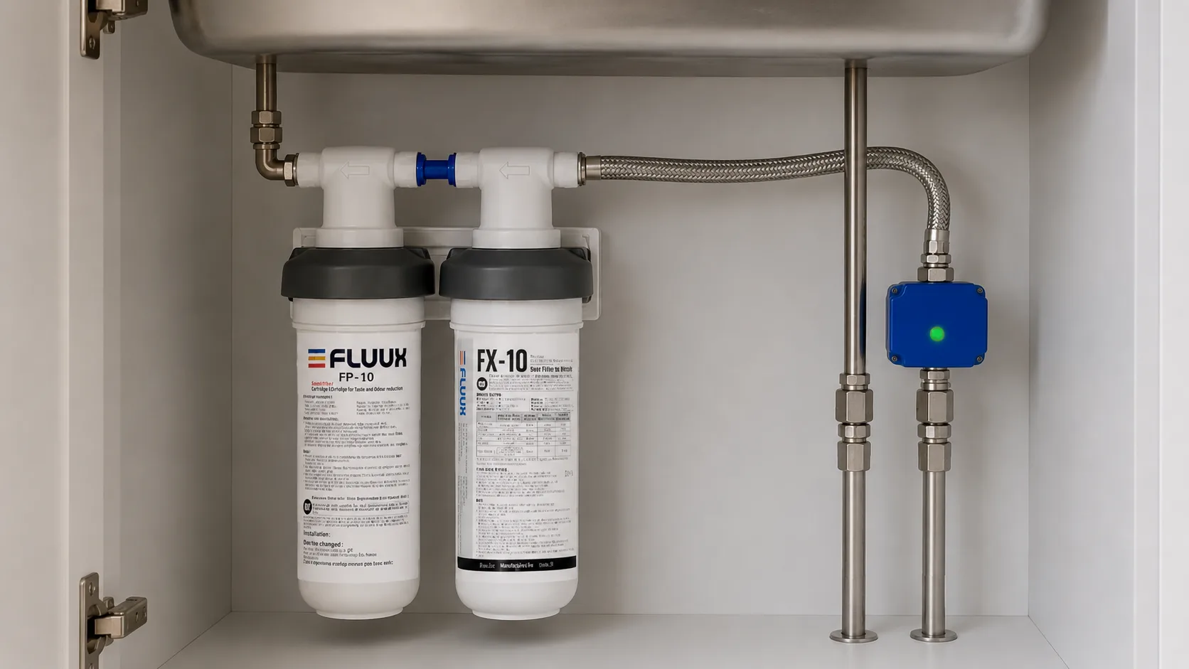 Installera vattenfilter under kranen
